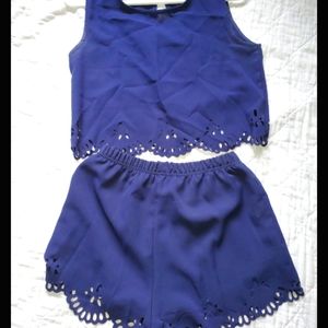 Navy Blue Matching Set
